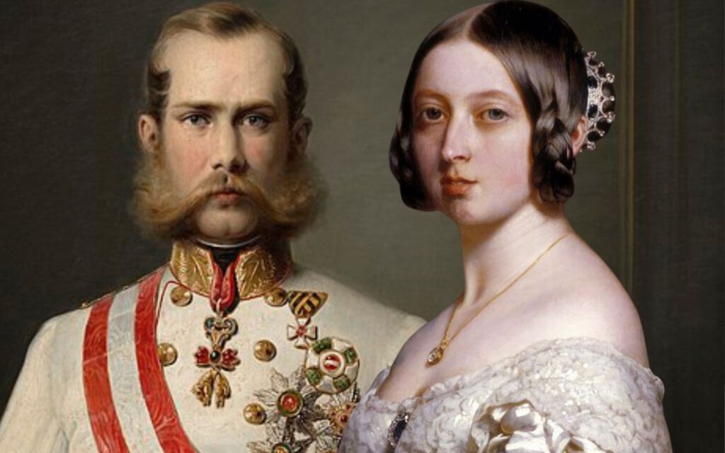 Collage Kaiser Franjz Joseph & Queen Victoria