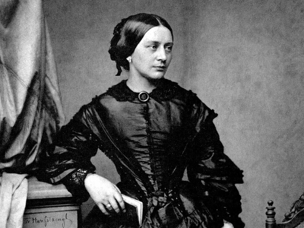 Clara Schumann um 1855