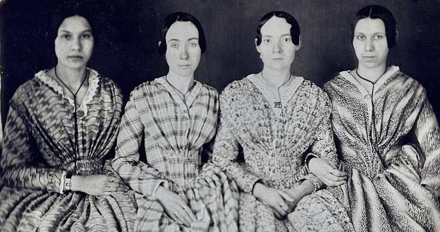 Frauengruppe um 1845, Fotografie 