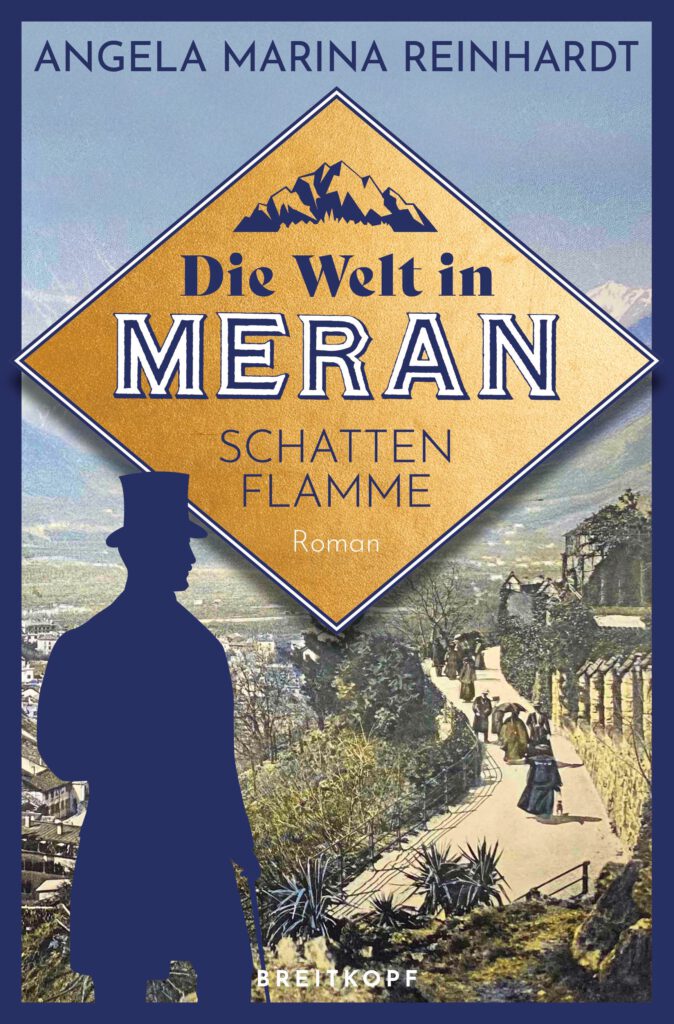 Buchcover "Die Welt in Meran - Schattenflamme" von Angela Marina Reinhardt