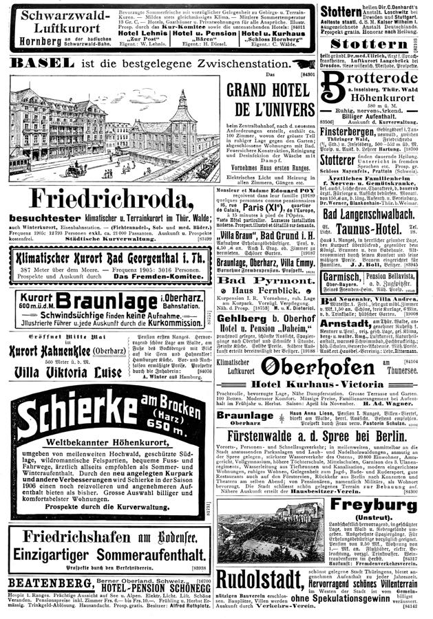 Sommerfrische-Bild; Bürgerleben zu Reisen in der Belle Epoque